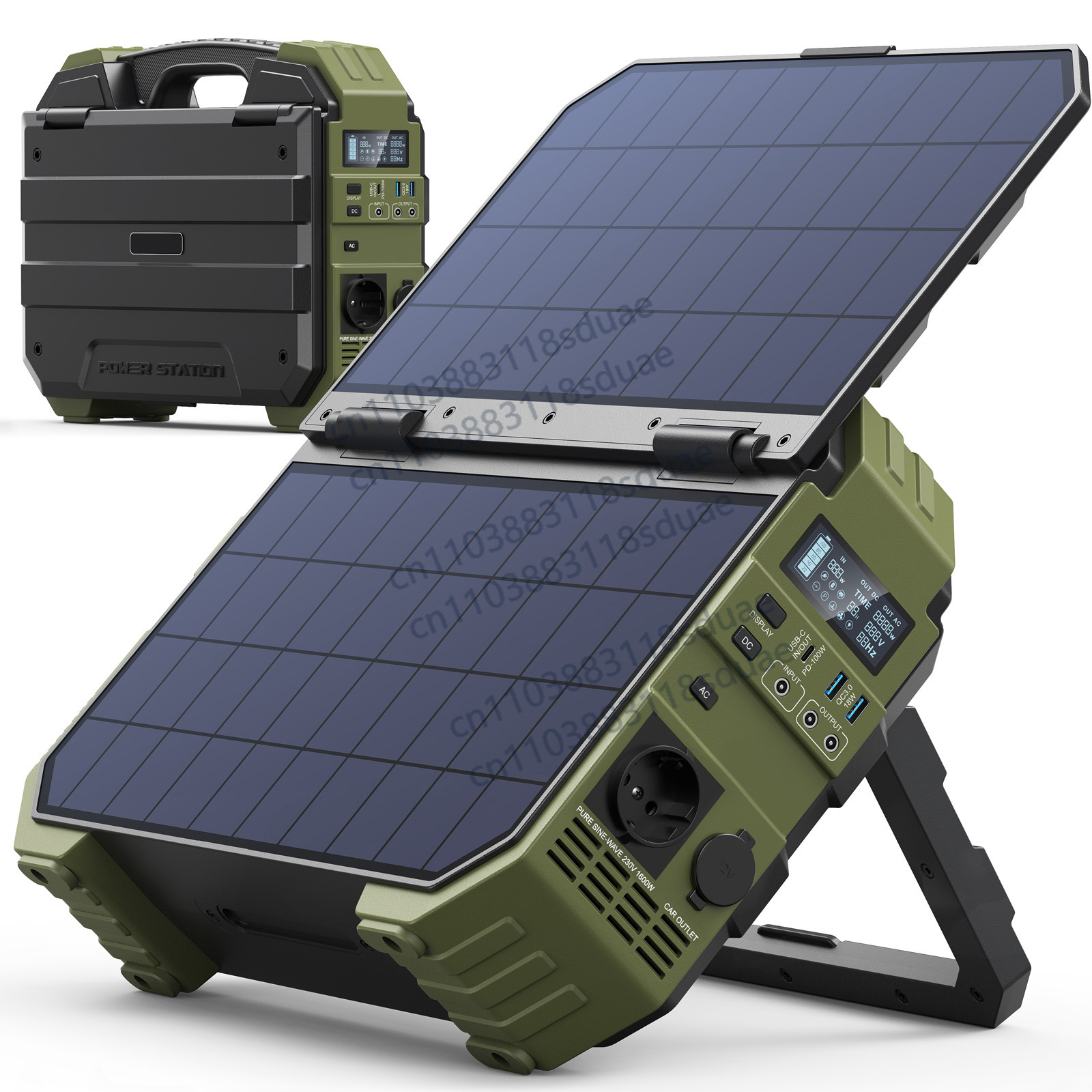 Outdoor Power Pack - 1600W Portable Power Station with Built-in