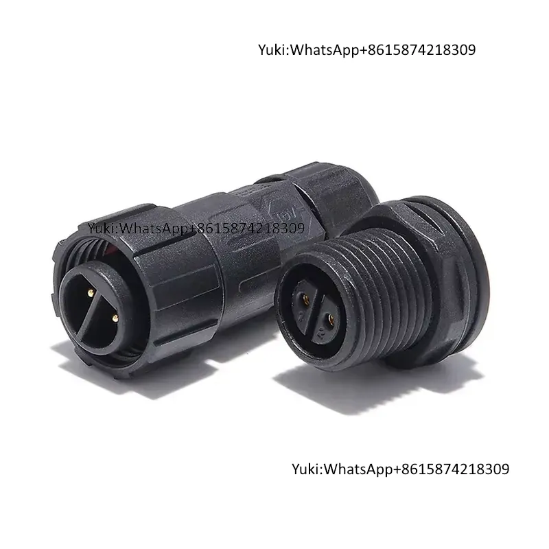 Outdoor Power Plug In - IP68 Waterproof LLT M16 2pin Connector