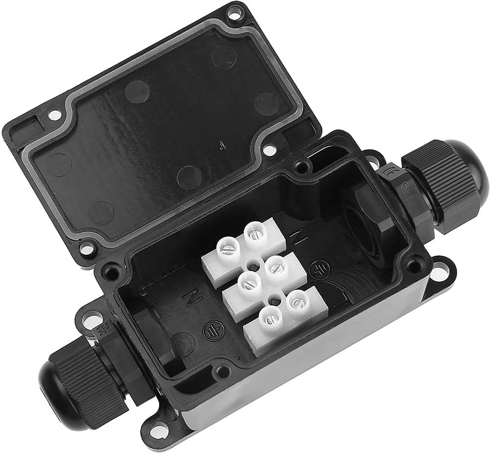 Outdoor Power Line - 3pcs 2Way IP65 Waterproof Outdoor Junction