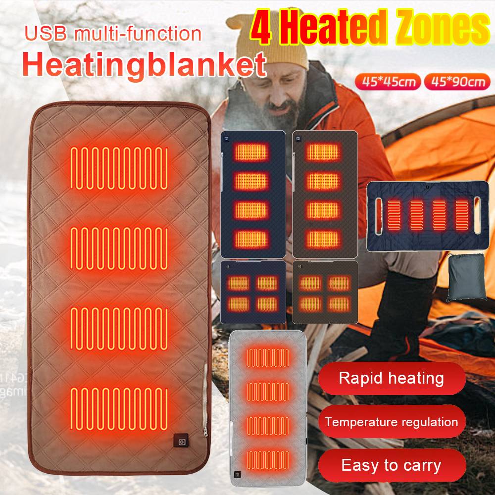 Outdoor Power Pedestal - 4 Zones Heated Seat Cushion Mat