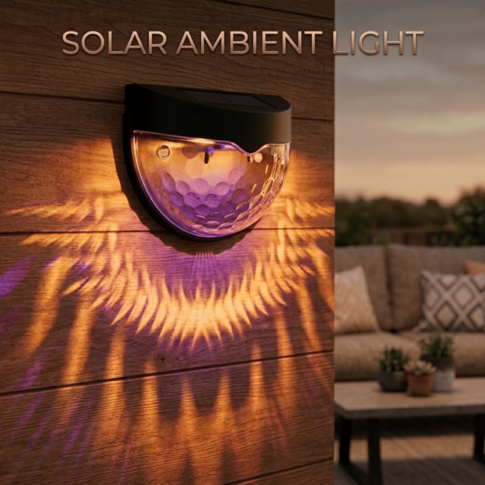 6 Pack RGB Solar Fence Lights, - đánh giá và giá Outdoor Power Pack