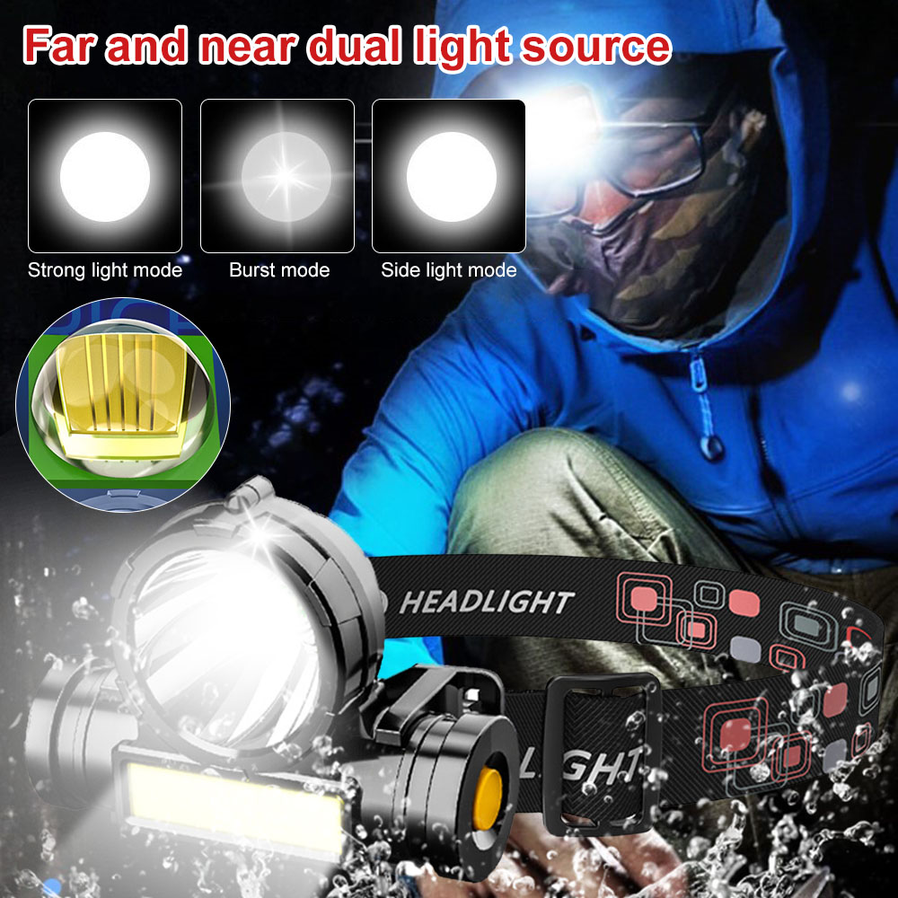 LED USB Rechargeable COB Headl - đánh giá và giá Outdoor Power Source