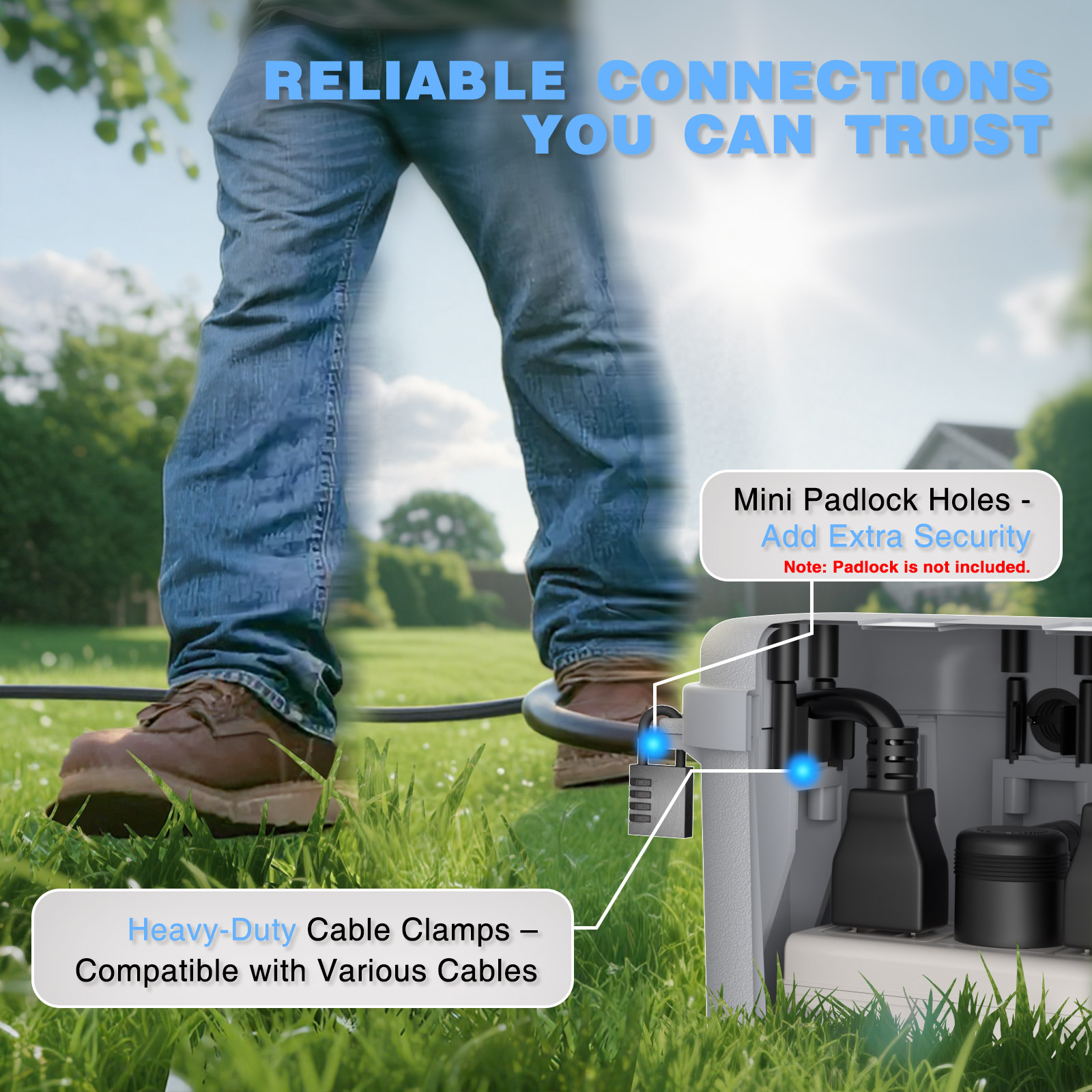 Weatherproof Outdoor Electrica - đánh giá và giá Outdoor Power Strip With Cover