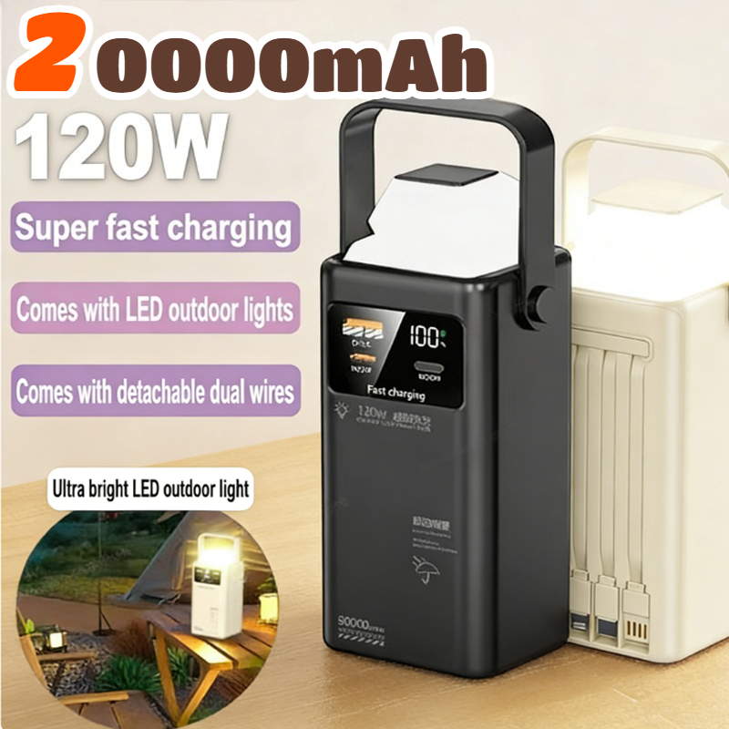 120W Power Bank 200000mAh Larg - đánh giá và giá Outdoor Power Adapter Usb C