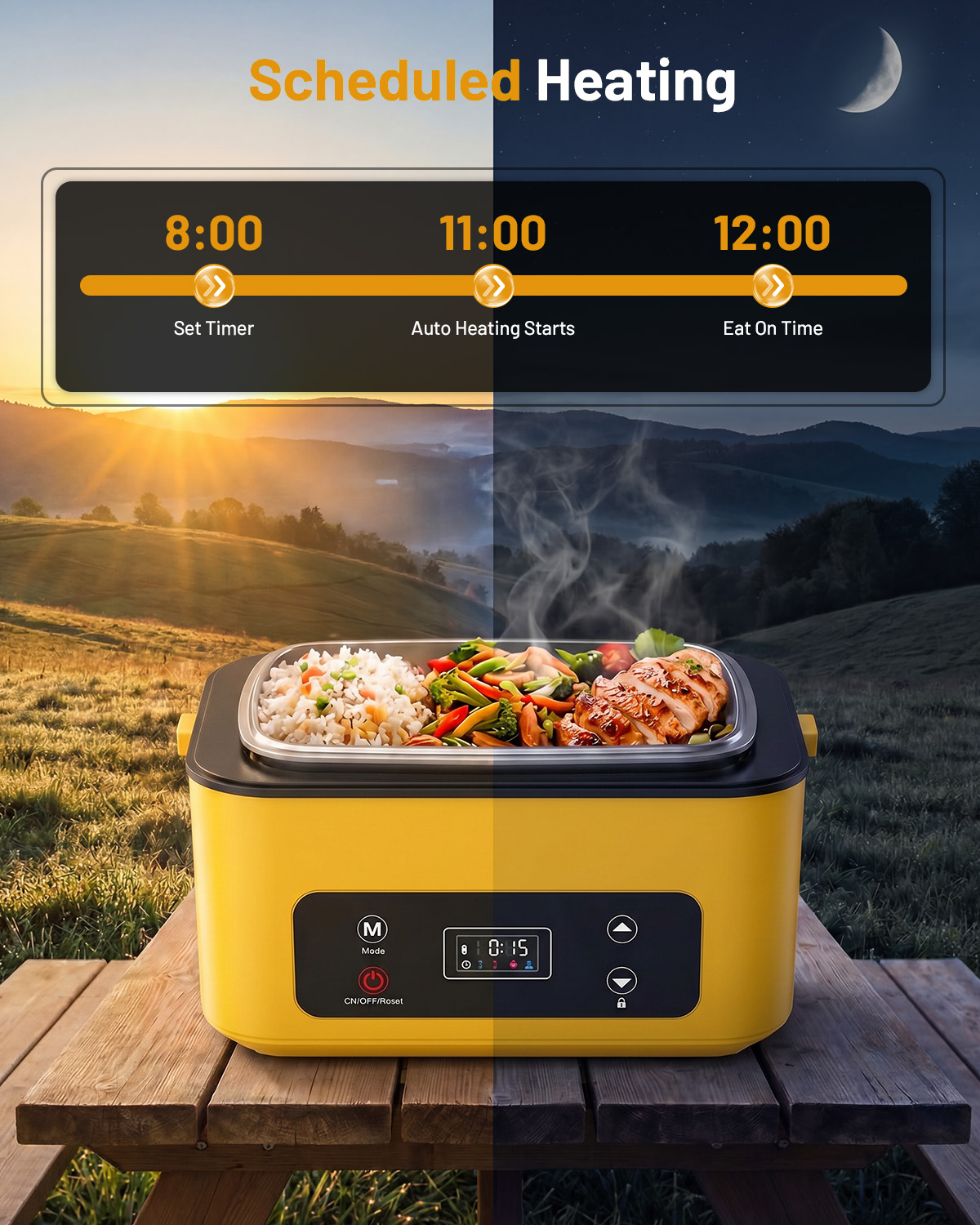 TaskStar Electric Lunch Box 1. - đánh giá và giá Outdoor Power Pedestal