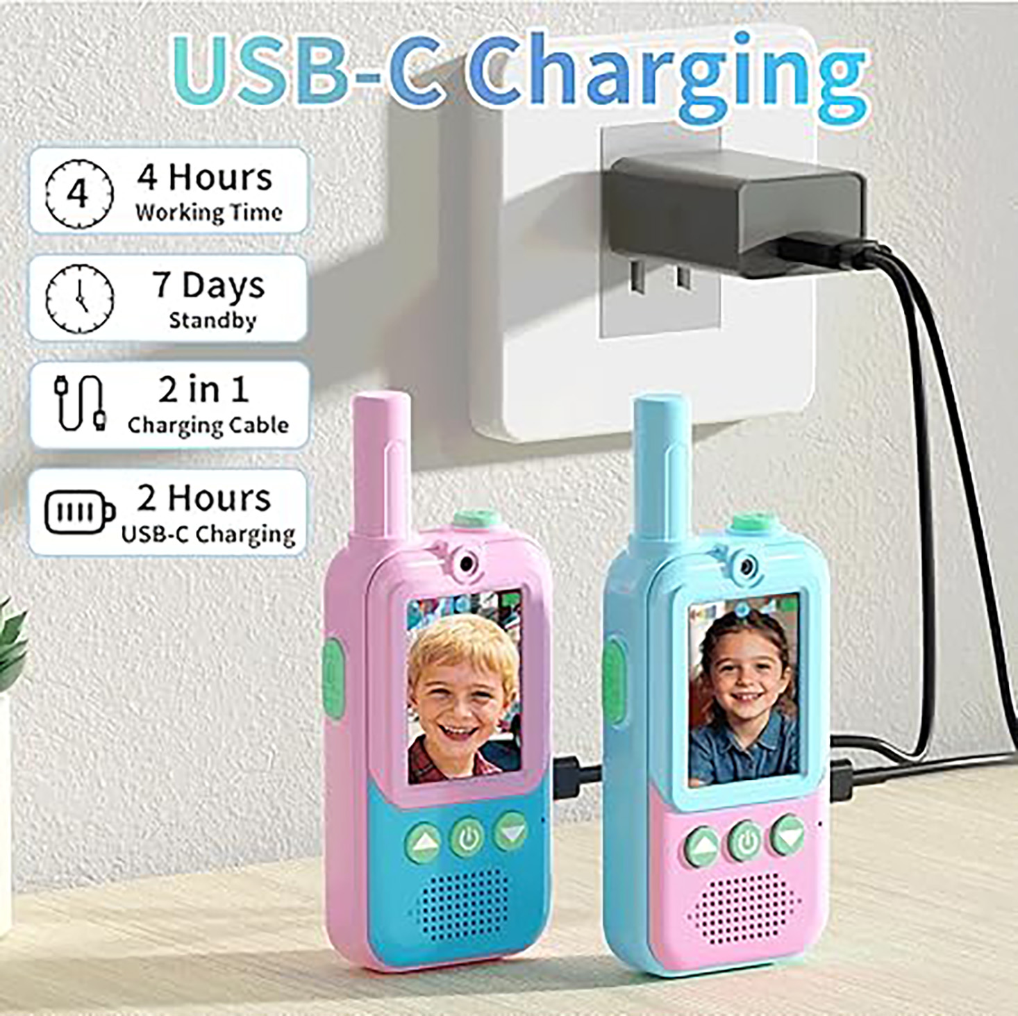 Rechargeable Kids Video Walkie - đánh giá và giá Outdoor Power Pack