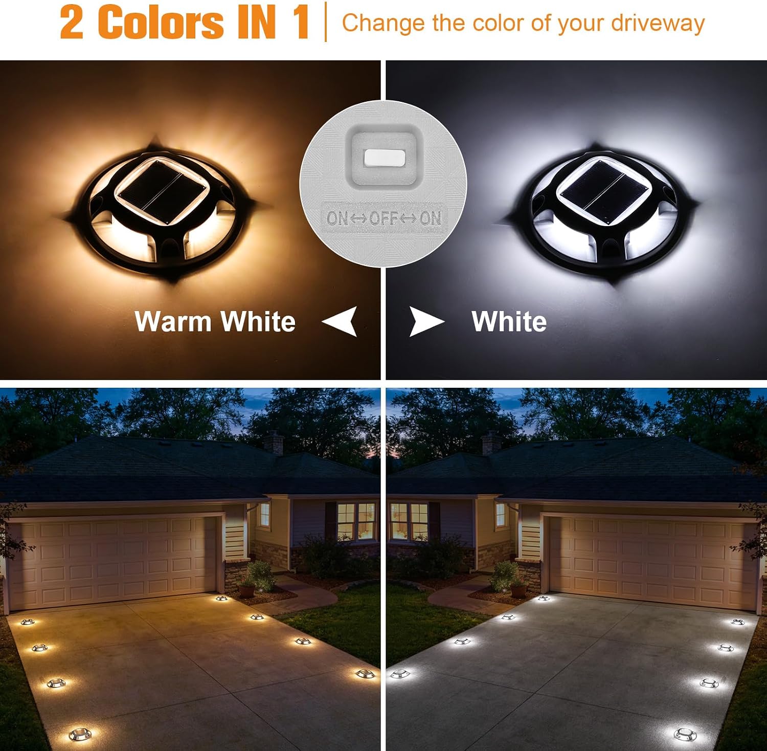 Solar Driveway Marker Lights D - đánh giá và giá Outdoor Power Pack