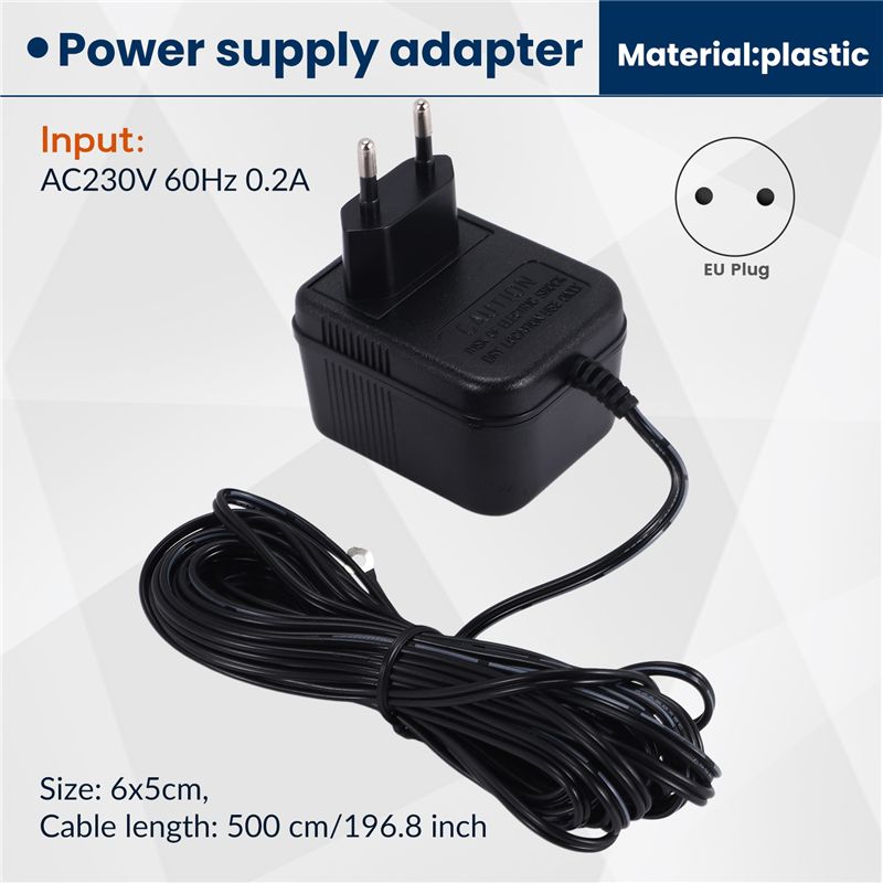 18V 500MA Power Supply Battery - đánh giá và giá Outdoor Power Adapter Ring