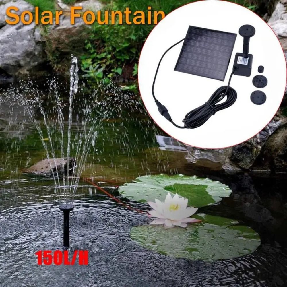 1.4W Mini Solar Fountain Pump  - đánh giá và giá Outdoor Power Source