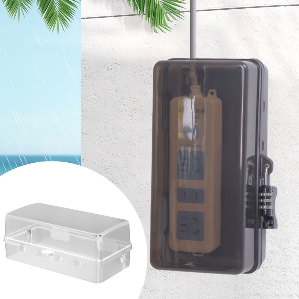 Portable Plastic Plug Box Anti - đánh giá và giá Outdoor Power Strip With Cover