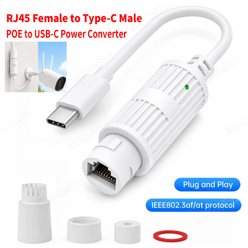POE to USB-C Power Converter R - đánh giá và giá Outdoor Power Adapter Usb C
