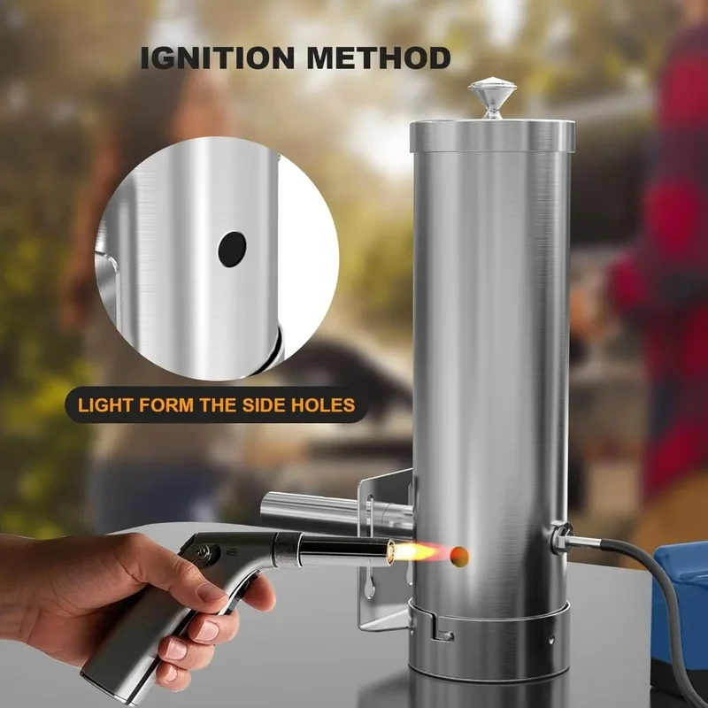 Portable Electric BBQ Smoker w - đánh giá và giá Outdoor Power Source