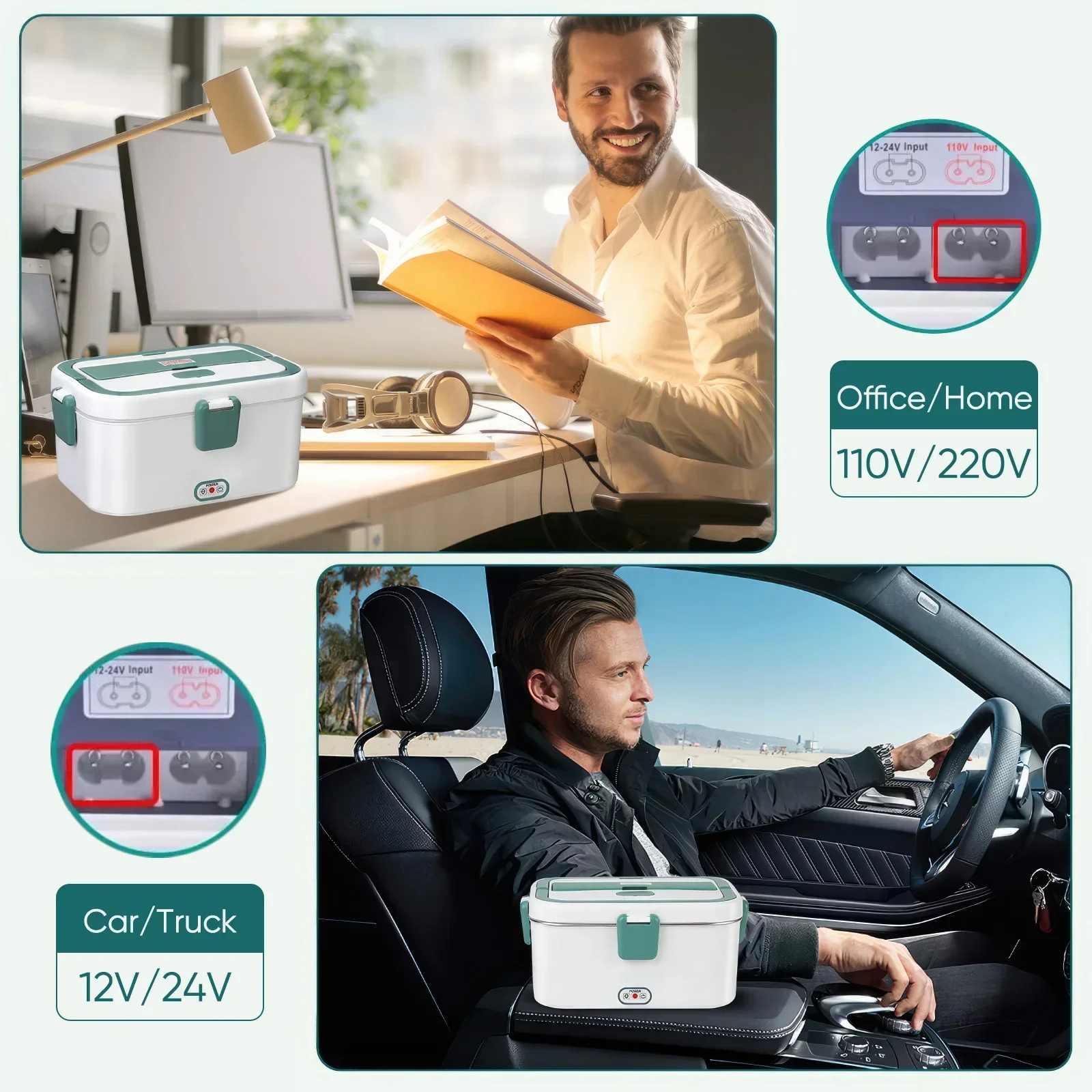 Electric Lunch Box Food Warmer - đánh giá và giá Outdoor Power Pedestal