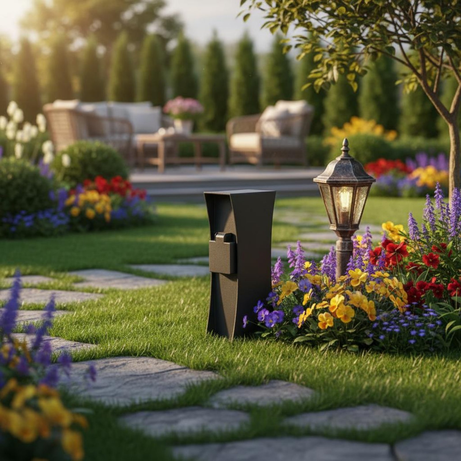 Outdoor Power Outlet Post Easy - đánh giá và giá Outdoor Power Pedestal