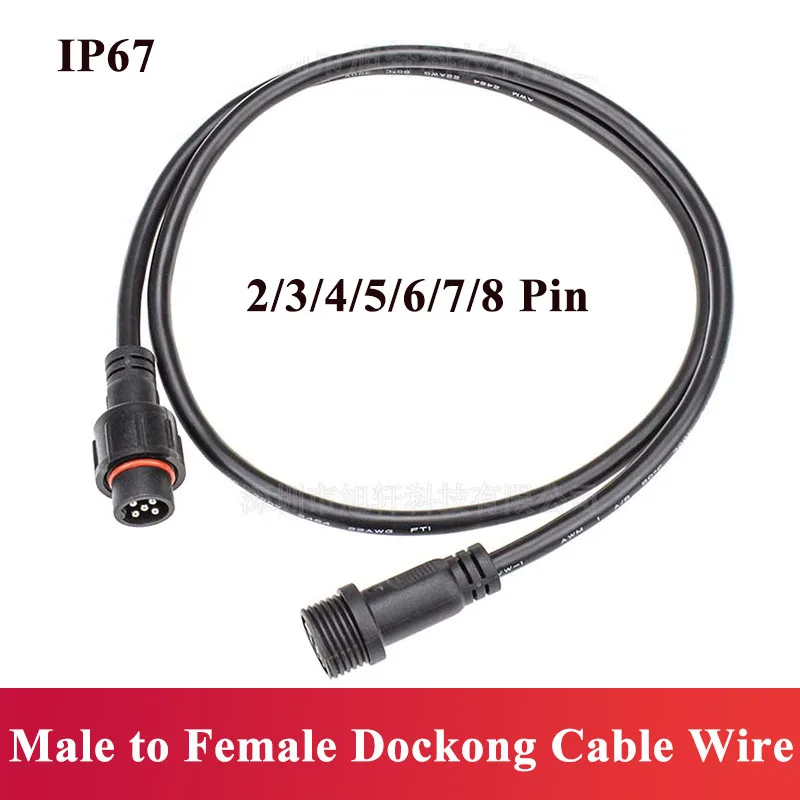IP67 Waterproof 2 3 4 5 6 7 8  - đánh giá và giá Outdoor Power Line