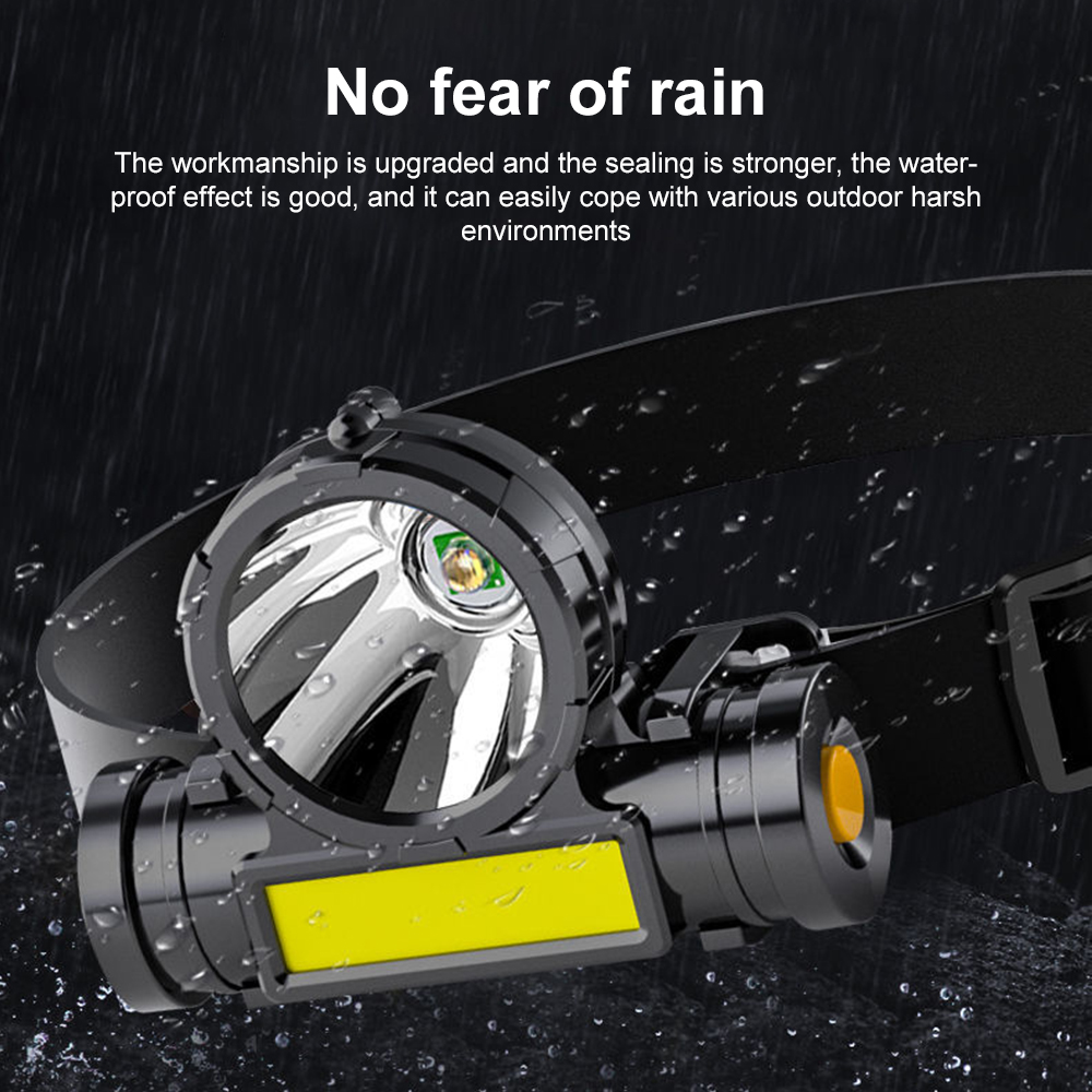 USB LED Rechargeable COB Headl - đánh giá và giá Outdoor Power Source