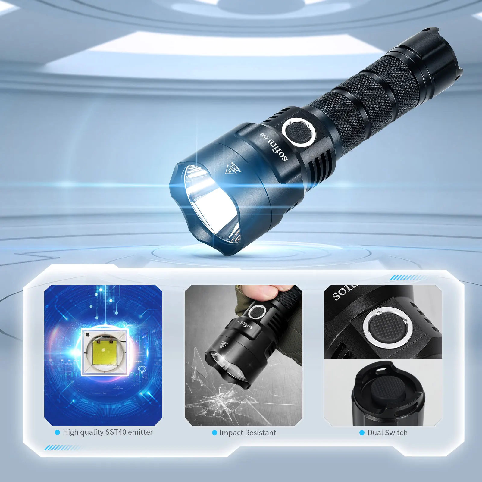 Sofirn C8G SST40 Powerful LED  - đánh giá và giá Outdoor Power Group