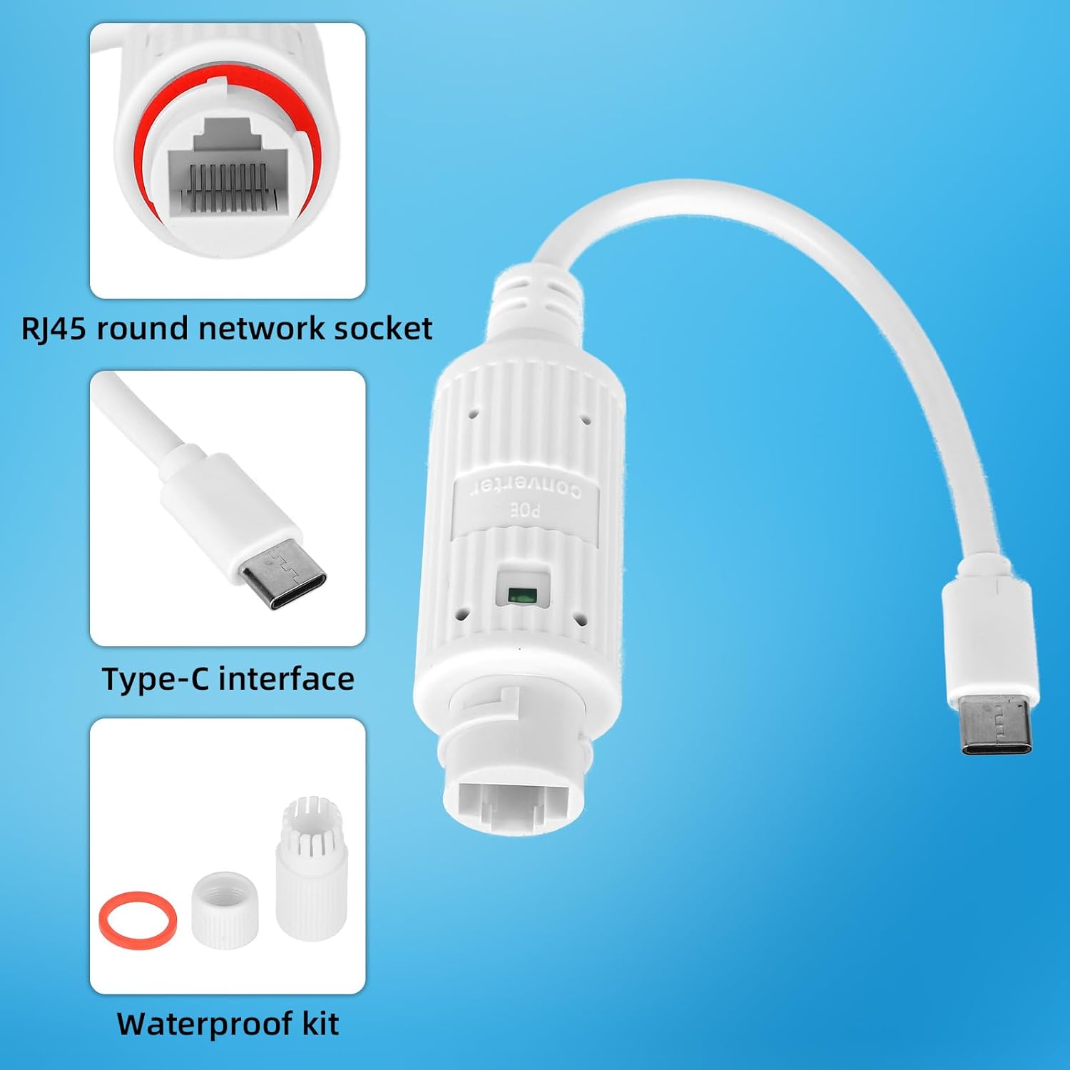 POE to USB-C Power Converter O - đánh giá và giá Outdoor Power Adapter Usb C