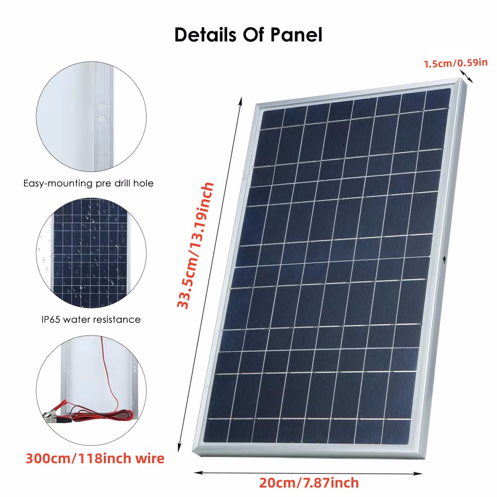 35W Solar Panel Kit Complete 1 - đánh giá và giá Outdoor Power Source