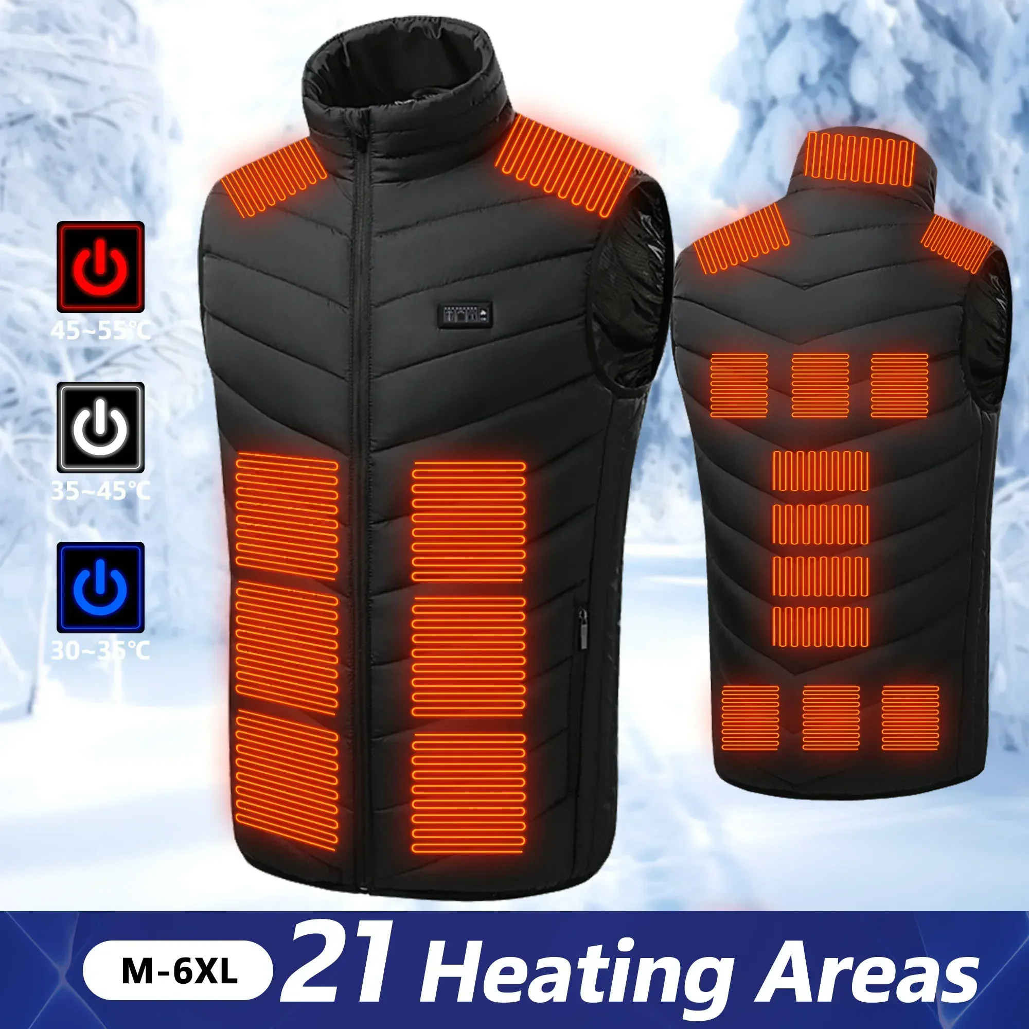 21 Heated Vest Electric Heated - đánh giá và giá Outdoor Power Pedestal