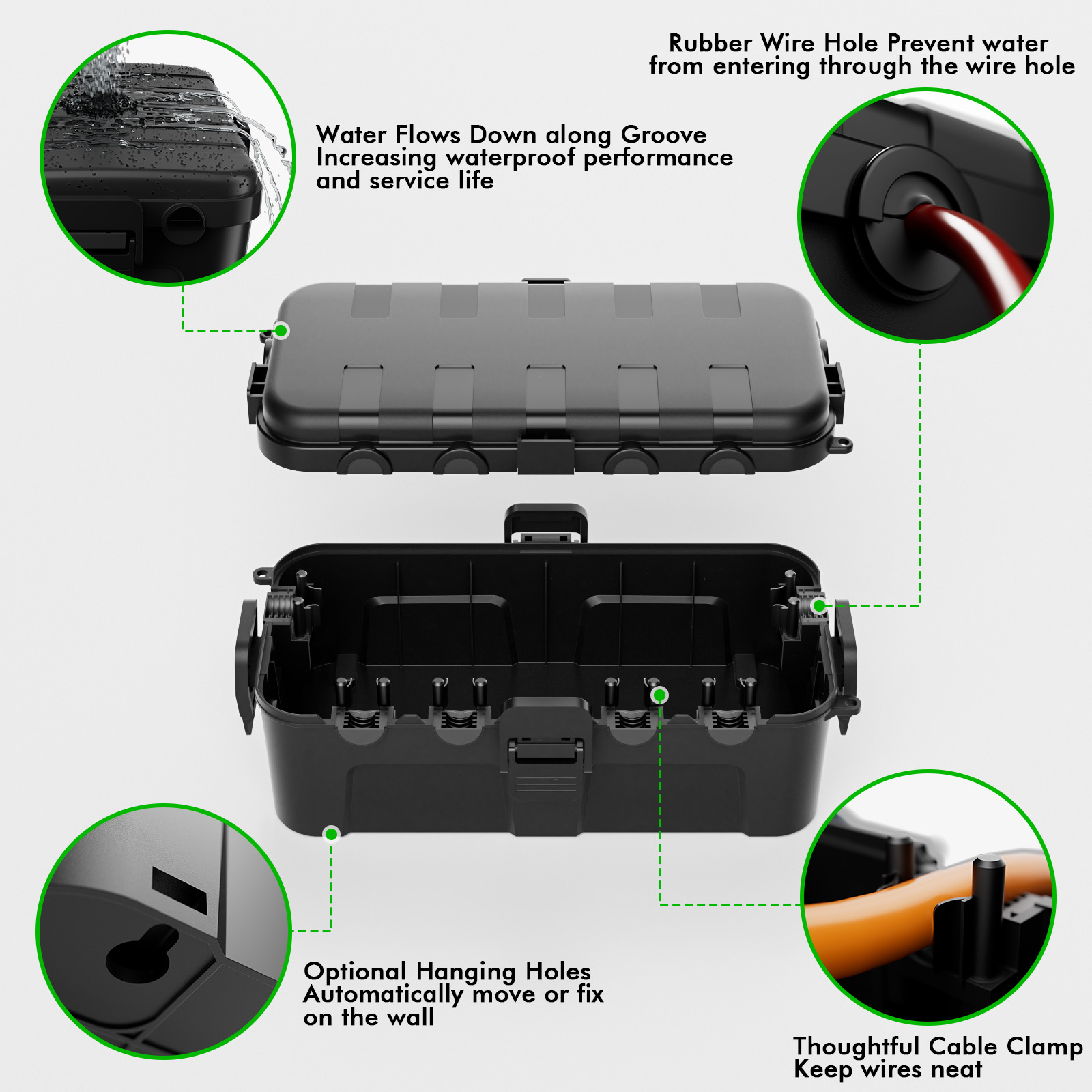 Medium IP54 Waterproof Outdoor - đánh giá và giá Outdoor Use Power Strip
