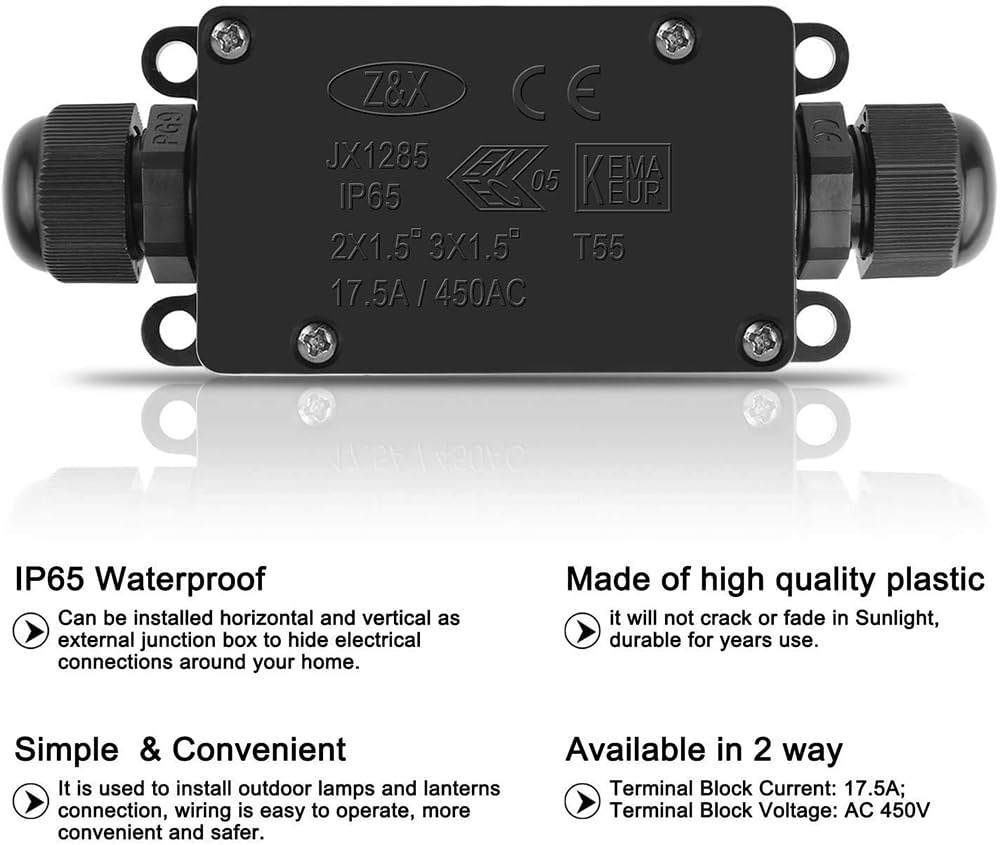 3pcs 2Way IP65 Waterproof Outd - đánh giá và giá Outdoor Power Line