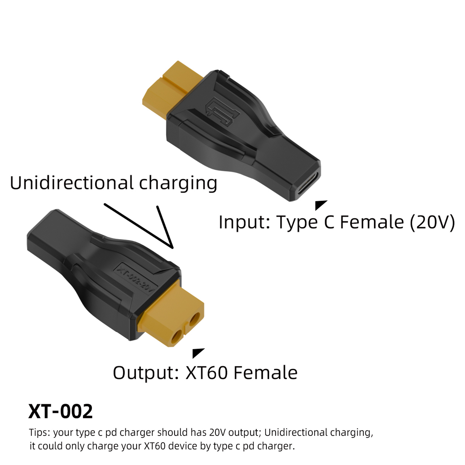 USB C to XT60 Adapter Converte - đánh giá và giá Outdoor Power Adapter Usb C