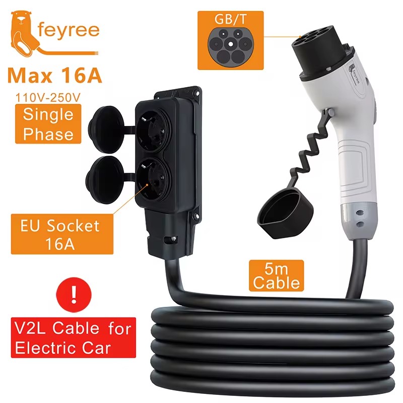 Feyree V2L Cable Discharge Plu - đánh giá và giá Outdoor Power Plug In
