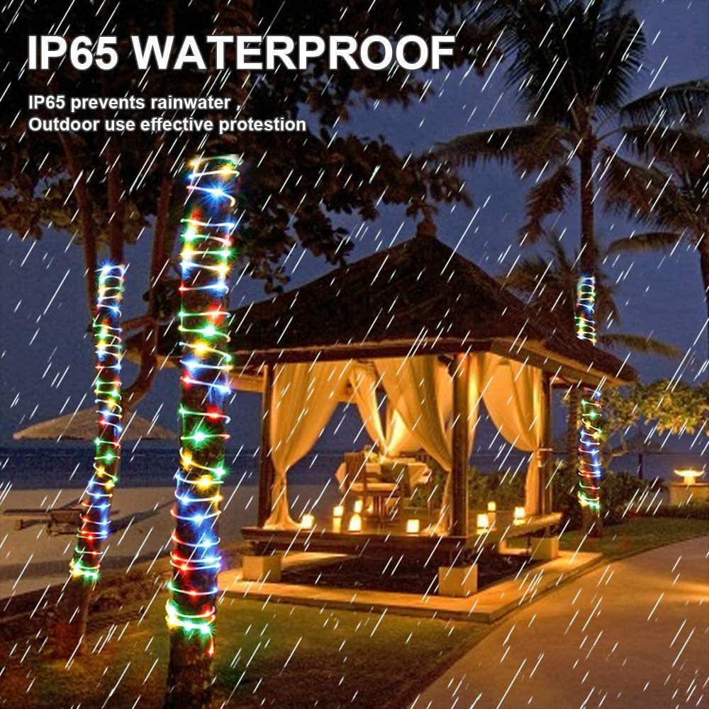 Outdoor Solar-Powered 120 LED  - đánh giá và giá Outdoor Use Power Strip